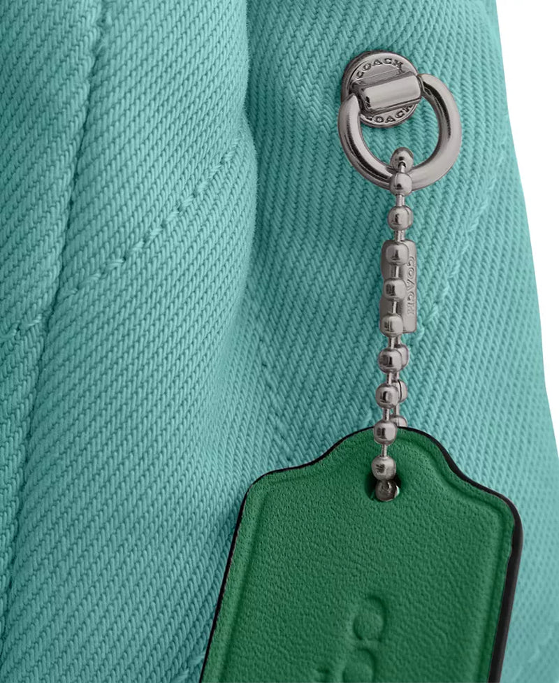 Quilted Tabby Mini Denim Shoulder Bag 20