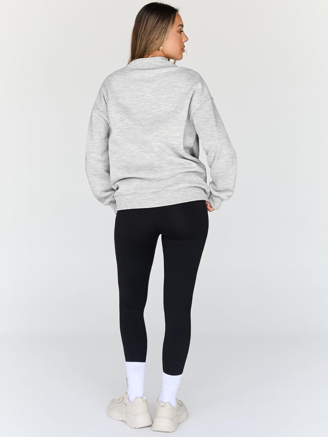 Womens Oversized Sweatshirts Turtleneck Pullover Long Sleeve Hoodies Tops Fall Fashion Outfits 2025 Clothes