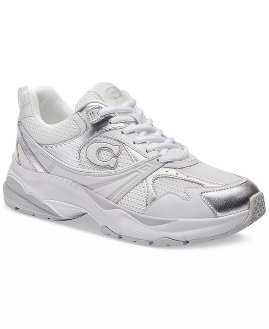 Coach Running Leather Athletic Sneakers